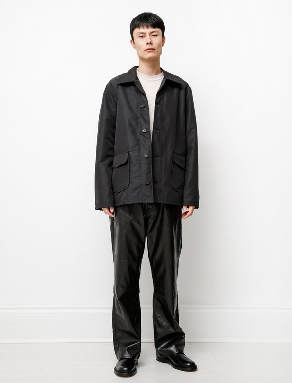 Our Legacy Extended Third Cut Fake Leather Pants - Brown/Black