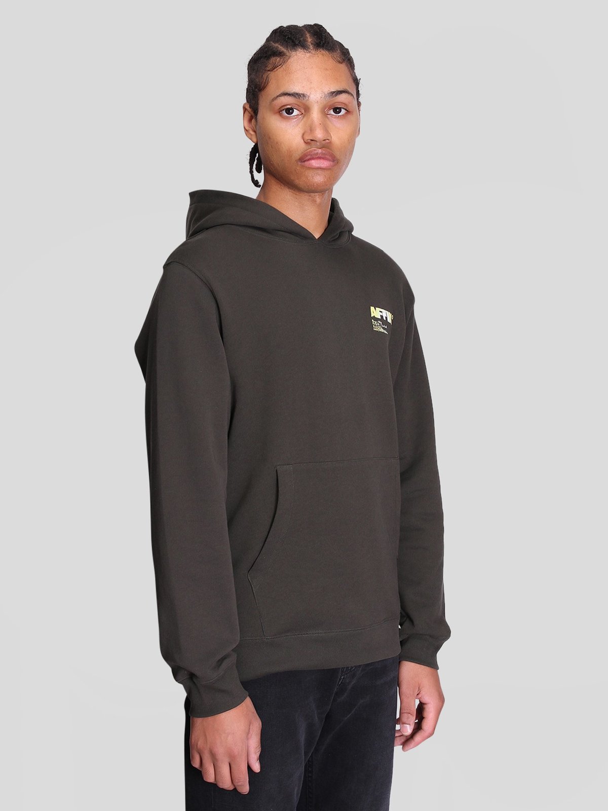 【AFFXWRKS】STANDARDISED HOODIE BLACK/GREEN Standardised-Hoodie-Org--