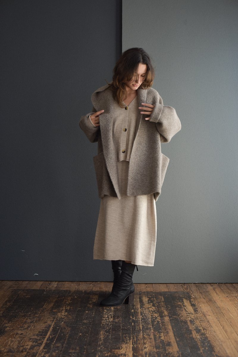 Lauren Manoogian Double Face Coat - Ash | Garmentory