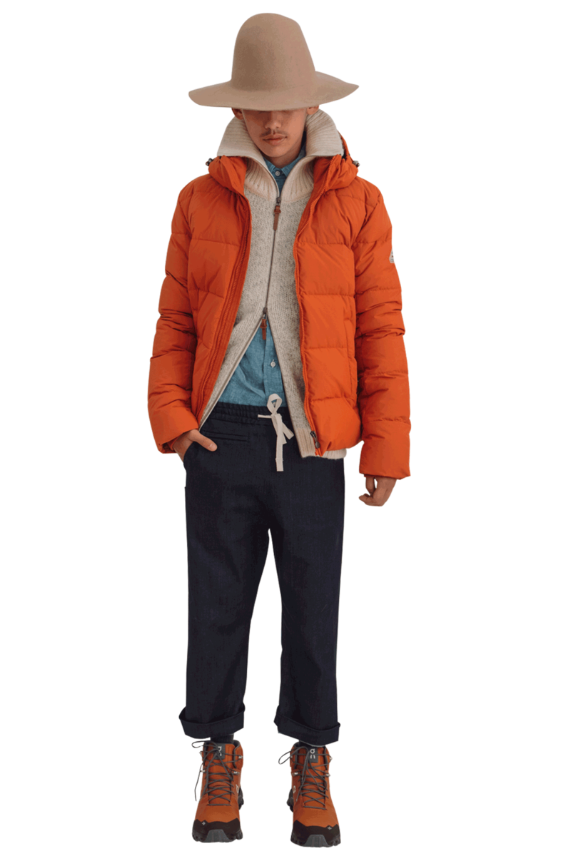 Pyrenex Spoutnic Down Jacket - Orange Rust | Garmentory