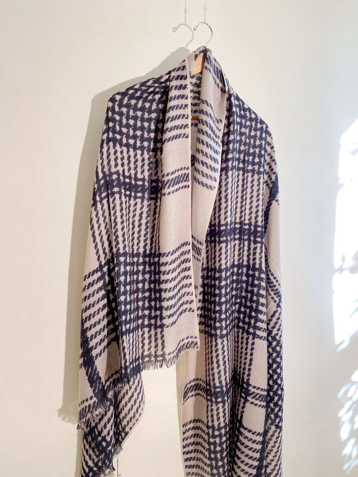 Épice Paris Tweedcheck Wool Scarf - Image 2 of 6