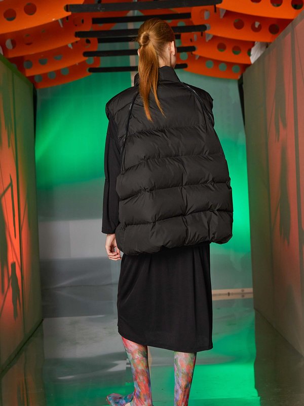 Henrik Vibskov Filo Vest Jacket - Black | Garmentory