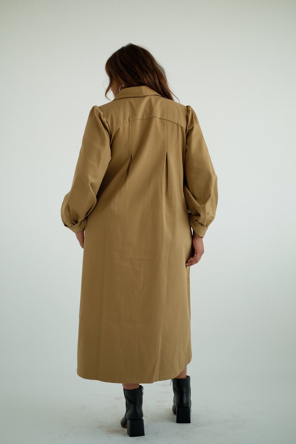 SELVA / NEGRA lorena dress - camel twill - Image 5 of 9