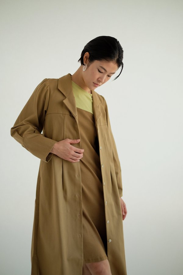 SELVA / NEGRA lorena dress - camel twill