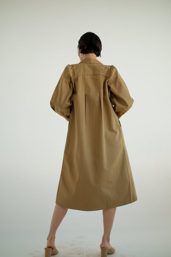 SELVA / NEGRA lorena dress - camel twill