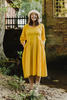 World of Crow Daffodil gathered dress - yellow  - Thumbnail 1