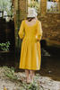 World of Crow Daffodil gathered dress - yellow  - Thumbnail 2