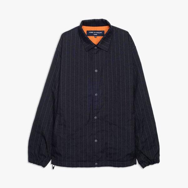 COMME DES GARÇONS HOMME REVERSIBLE JACKET - black | Garmentory
