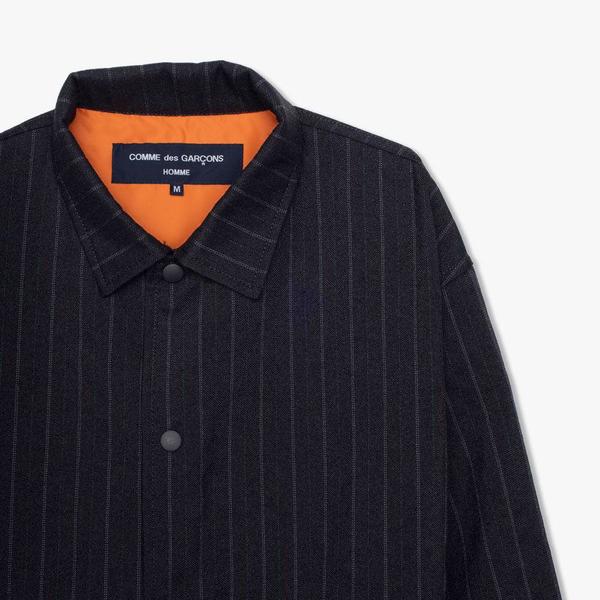 COMME DES GARÇONS HOMME REVERSIBLE JACKET - black | Garmentory
