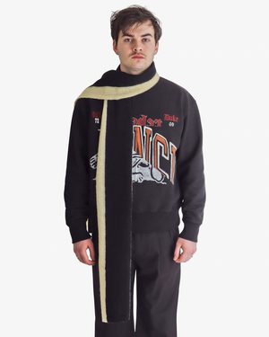 Our Legacy Slashed Base sweat - black | Garmentory