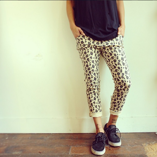 One Teaspoon Eternal Leopard Runaways One Teaspoon Eternal Leopard Runaways