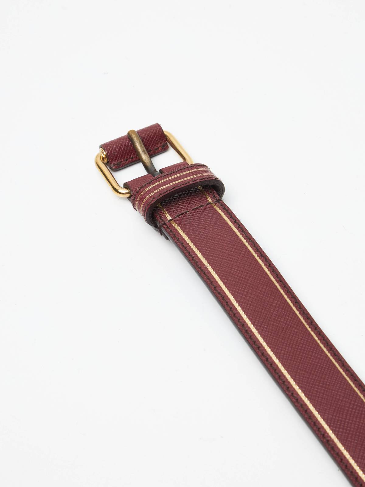 Prada Belt (Maroon) Prada Red Patent Leather Bow Waist Belt 80CM | eBay main image 3
