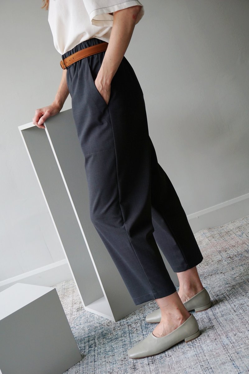 Barena Venezia JOIE TROUSERS - ANTHRACITE