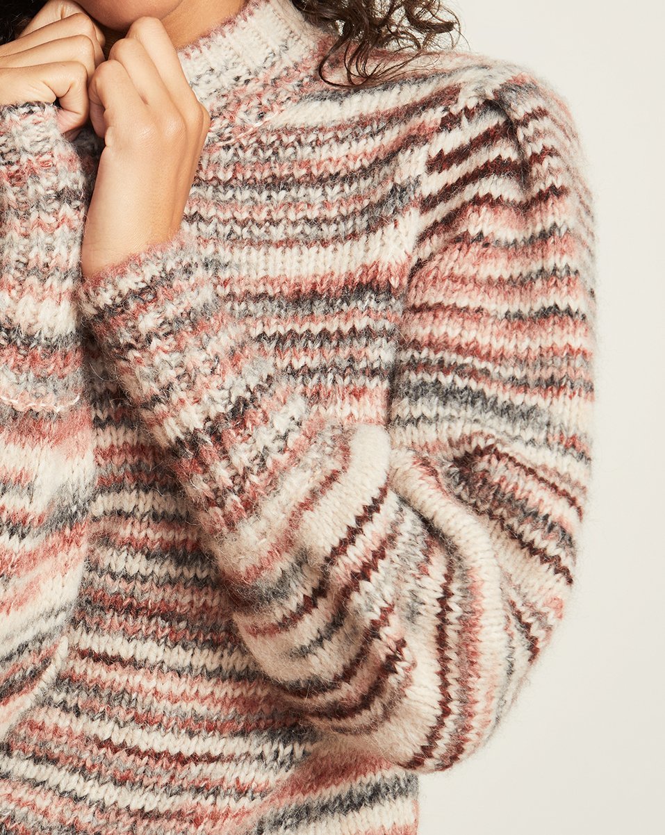 Alston Sweater in Pink Multi Color | Garmentory