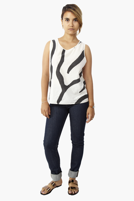 Uzi Coral Tank Cream Uzi Coral Tank Cream