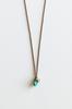See Real Flowers Pebble Necklace - Gold/Turquoise - Thumbnail 1