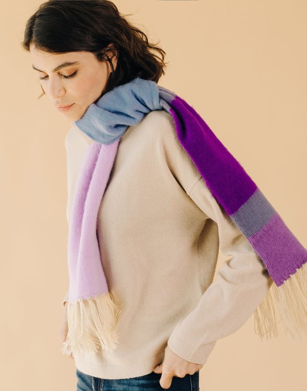 Ariana Bohling ATHENA SCARF - LILAC
