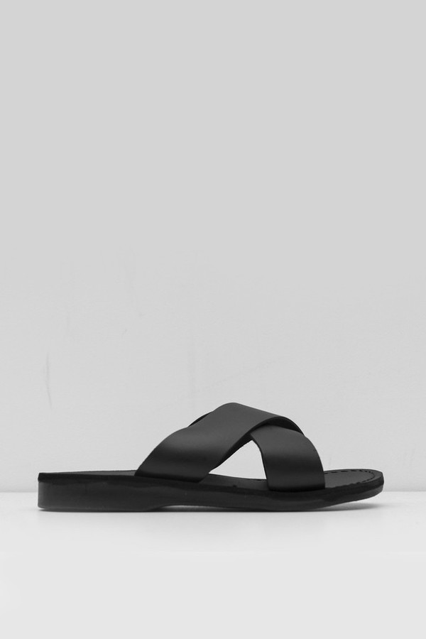Jerusalem Sandals Leather Elan Sandal - Black Jerusalem Sandals Leather Elan Sandal - Black