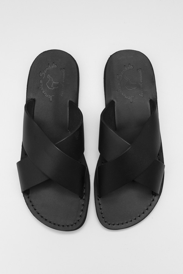 Jerusalem Sandals Leather Elan Sandal - Black Jerusalem Sandals Leather Elan Sandal - Black