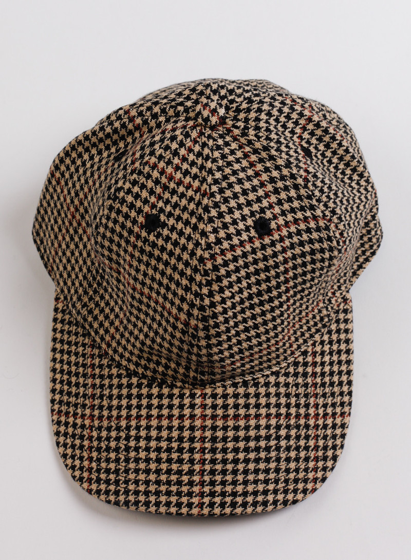 Our Legacy Ballcap Houndstooth Tweed | Garmentory