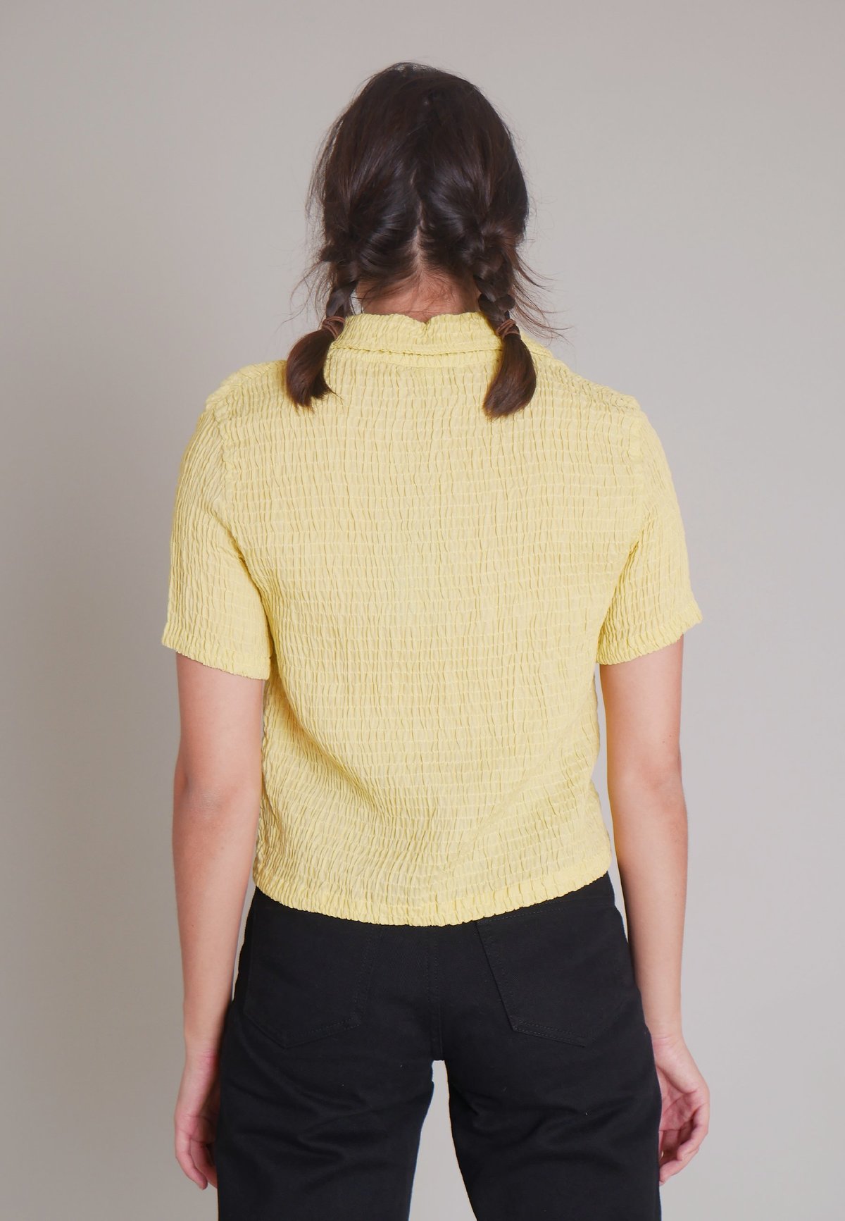 トップス palomawool JOSEFINA SHORT SLEEVE BLOUSE Paloma Wool Yellow Josefina Short Sleeve Shirt Paloma Wool
