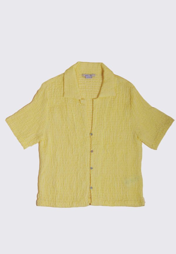 トップス palomawool JOSEFINA SHORT SLEEVE BLOUSE Paloma Wool Yellow Josefina Short Sleeve Shirt – BlackSkinny