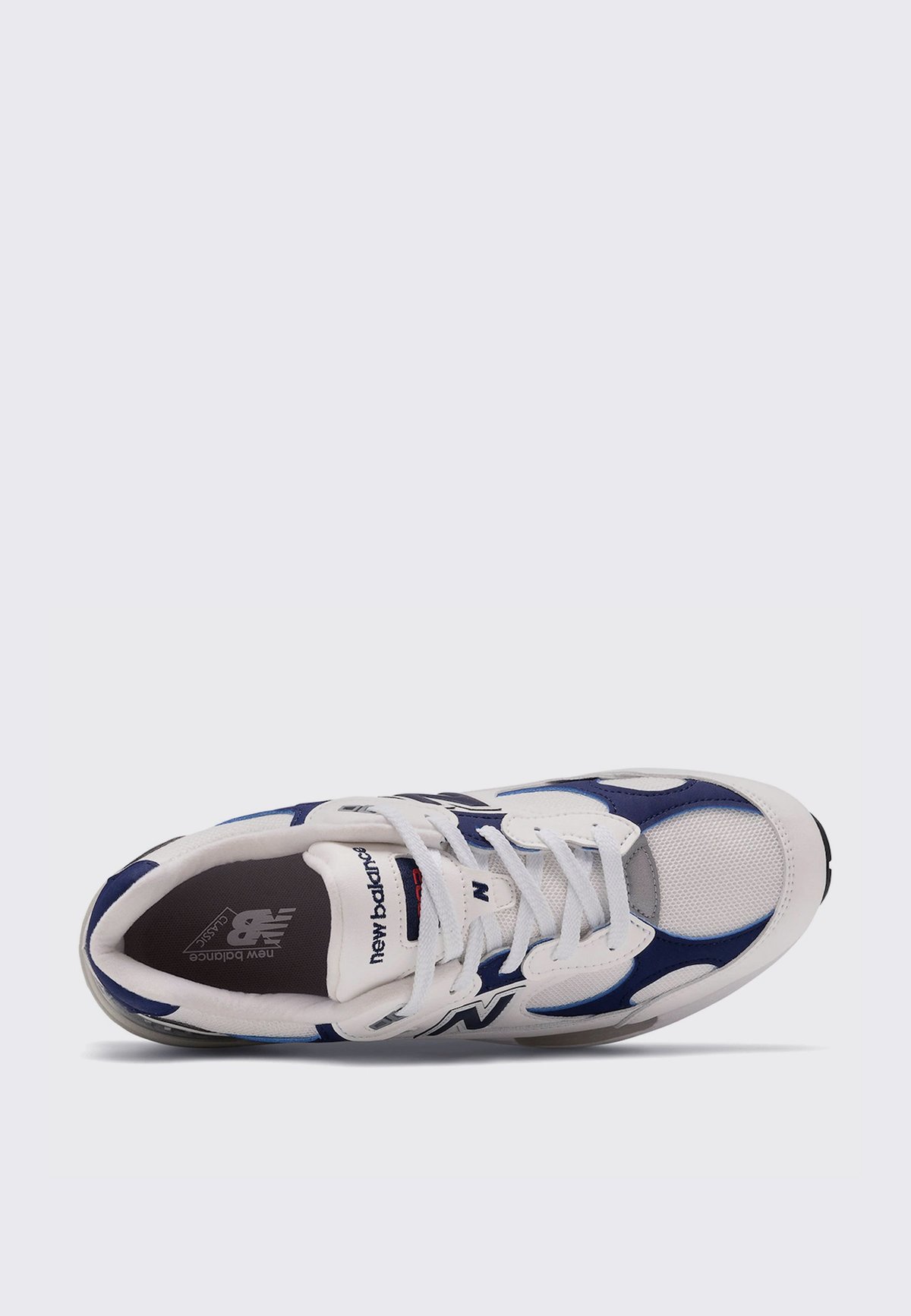 New Balance M992EC Sneakers - White/Navy | Garmentory