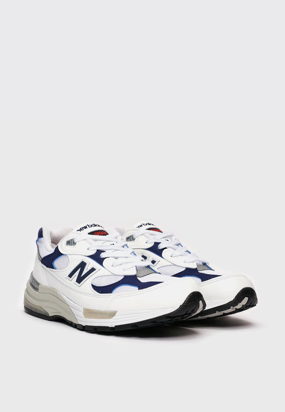 New Balance M992EC Sneakers - White/Navy | Garmentory