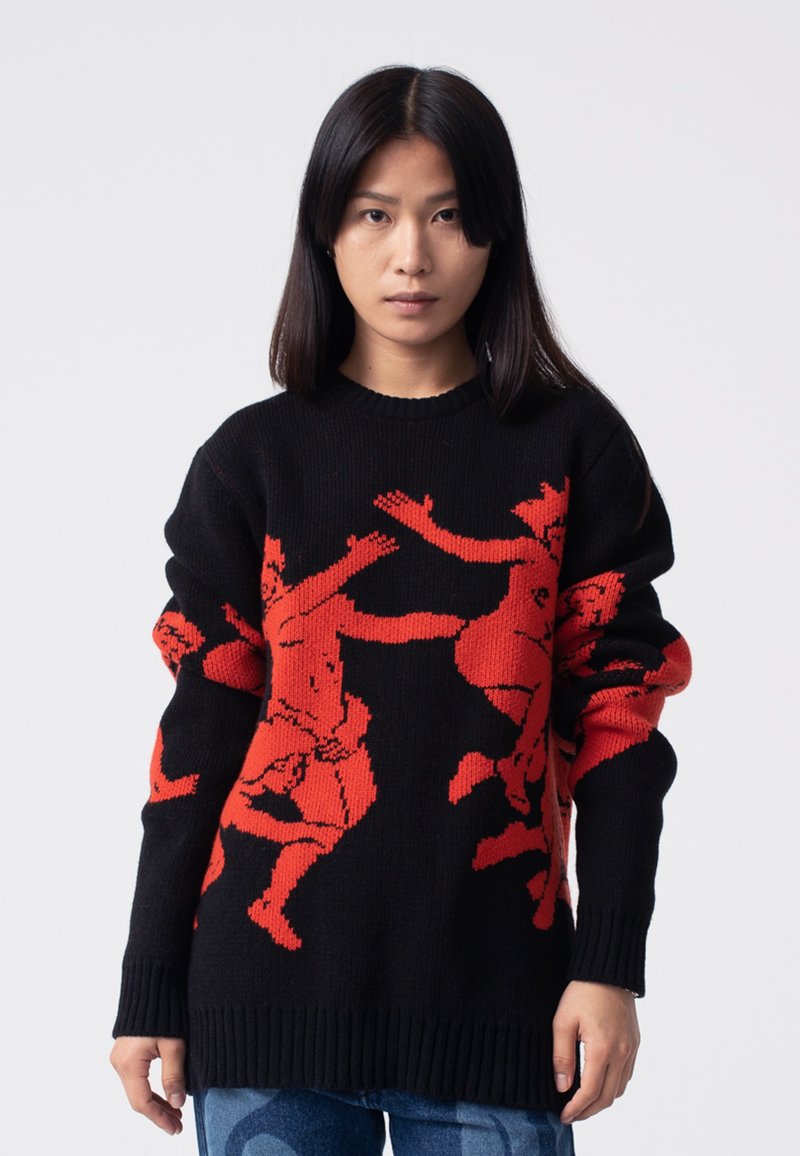 Carne Bollente Never Ending Horny Knit Sweater - black | Garmentory