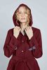 Ducktail Rainwear ICONIC RAINCOAT - BURGUNDY - Thumbnail 4