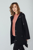 UNISEX ducktail CITY RAINCOAT - Black - Thumbnail 3
