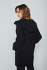 UNISEX ducktail CITY RAINCOAT - Black - Thumbnail 4