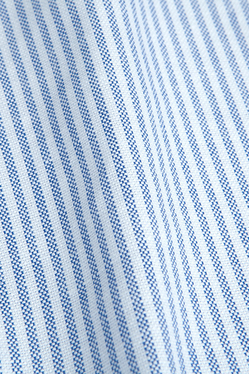 The Sleep Shirt Fisherman's Short Blue Oxford Stripe The Sleep Shirt Fisherman's Short Blue Oxford Stripe