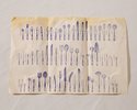 Complete Chest of Extinct Rosewood and Brass Flatware  - Thumbnail 9
