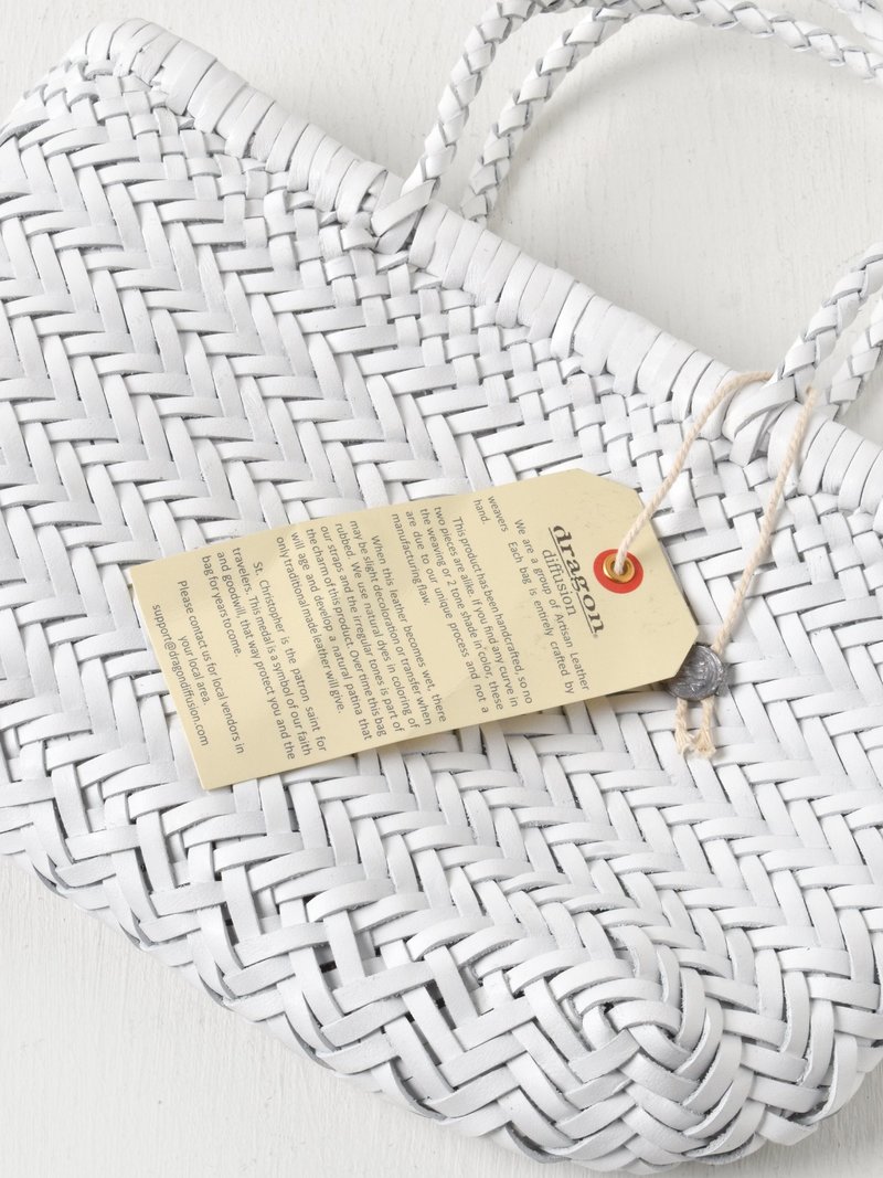 ★Dragon Diffusion★Mini Flat Gora★White Dragon Diffusion - Mini Flat Gora in White | Oroboro Store