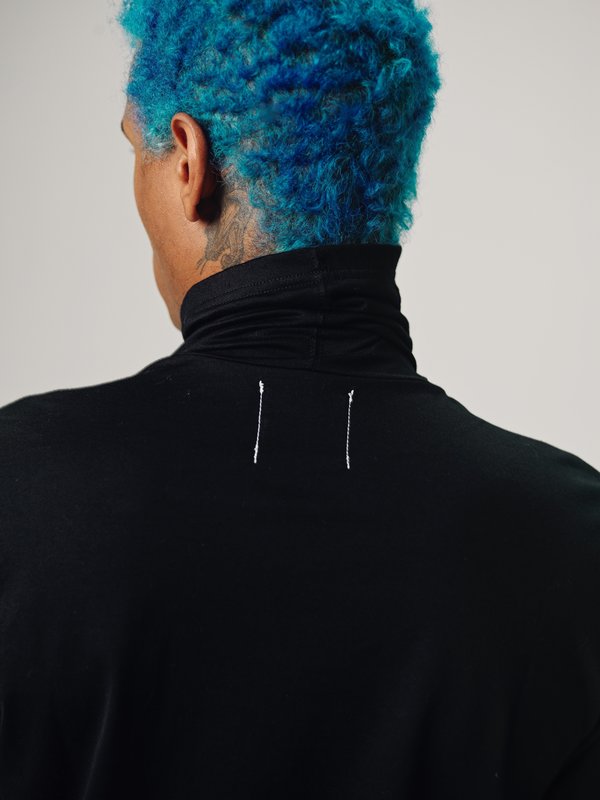 TAKAHIROMIYASHITA The Soloist. Cotton Dual Zip Turtleneck