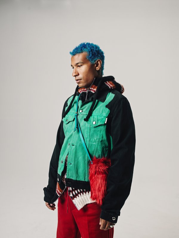 Marni バーガンディ & ネイビー Museo Teddy MARNI MUSEO BAG Marni バーガンディ & ネイビー Museo Teddy MARNI MUSEO BAG