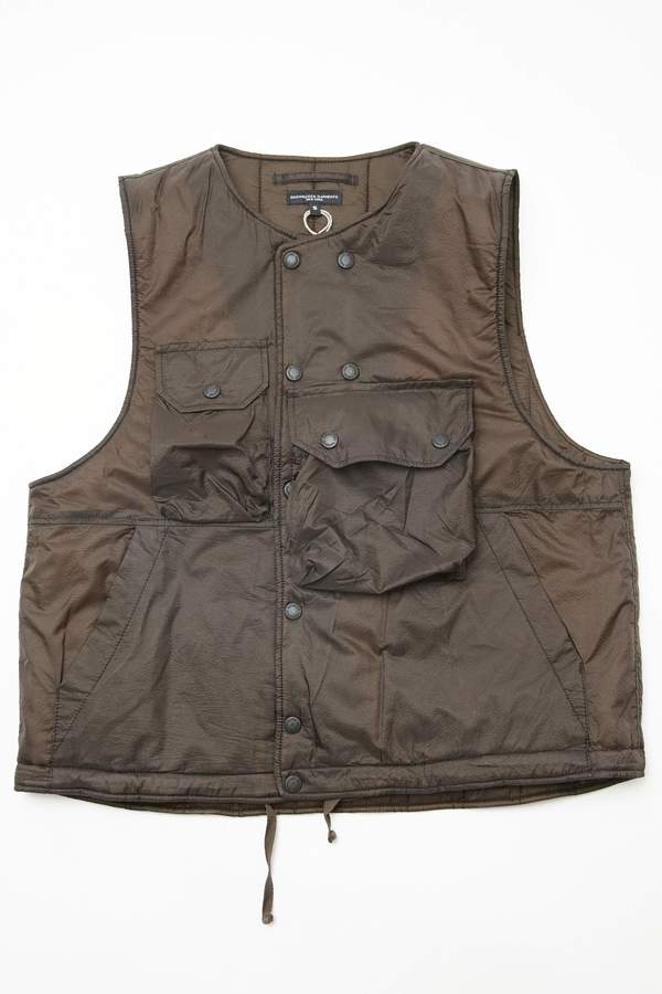 Engineered Garments Cover Vest - Brown | Garmentory