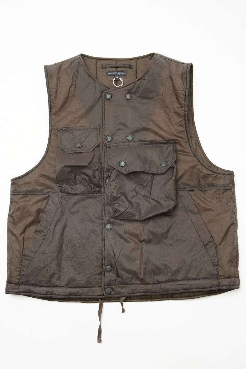 Engineered Garments Cover Vest - Brown | Garmentory
