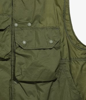 Engineered Garments Cover Vest - Olive Nylon | Garmentory