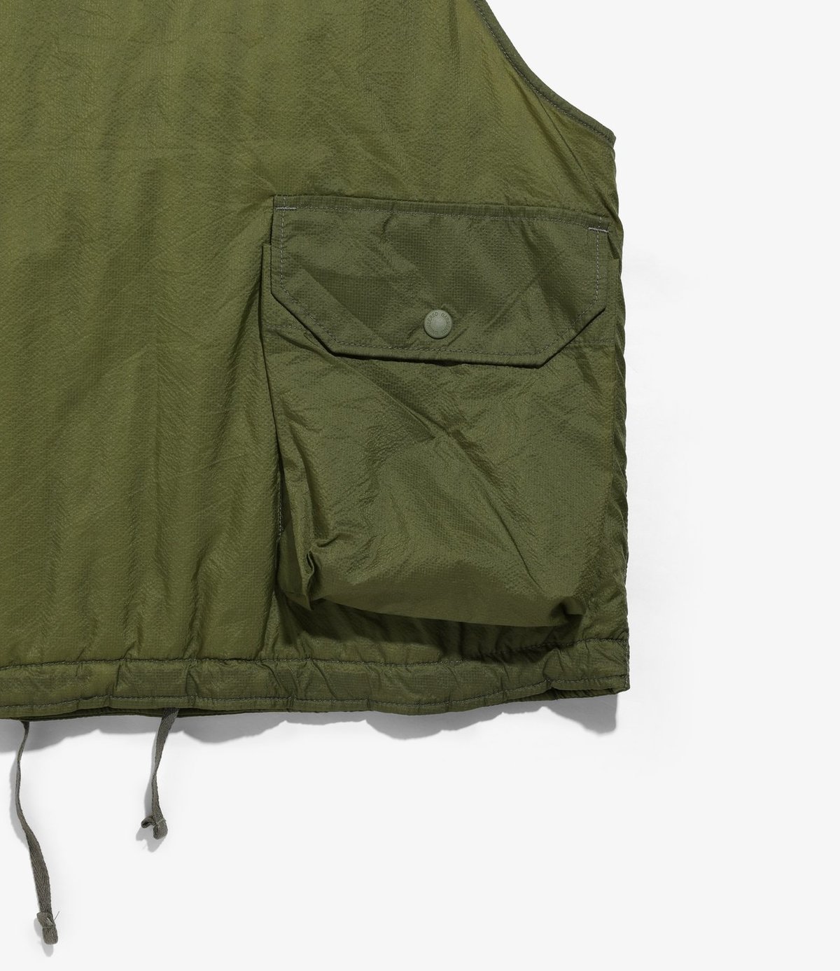 Engineered Garments Cover Vest - Olive Nylon | Garmentory