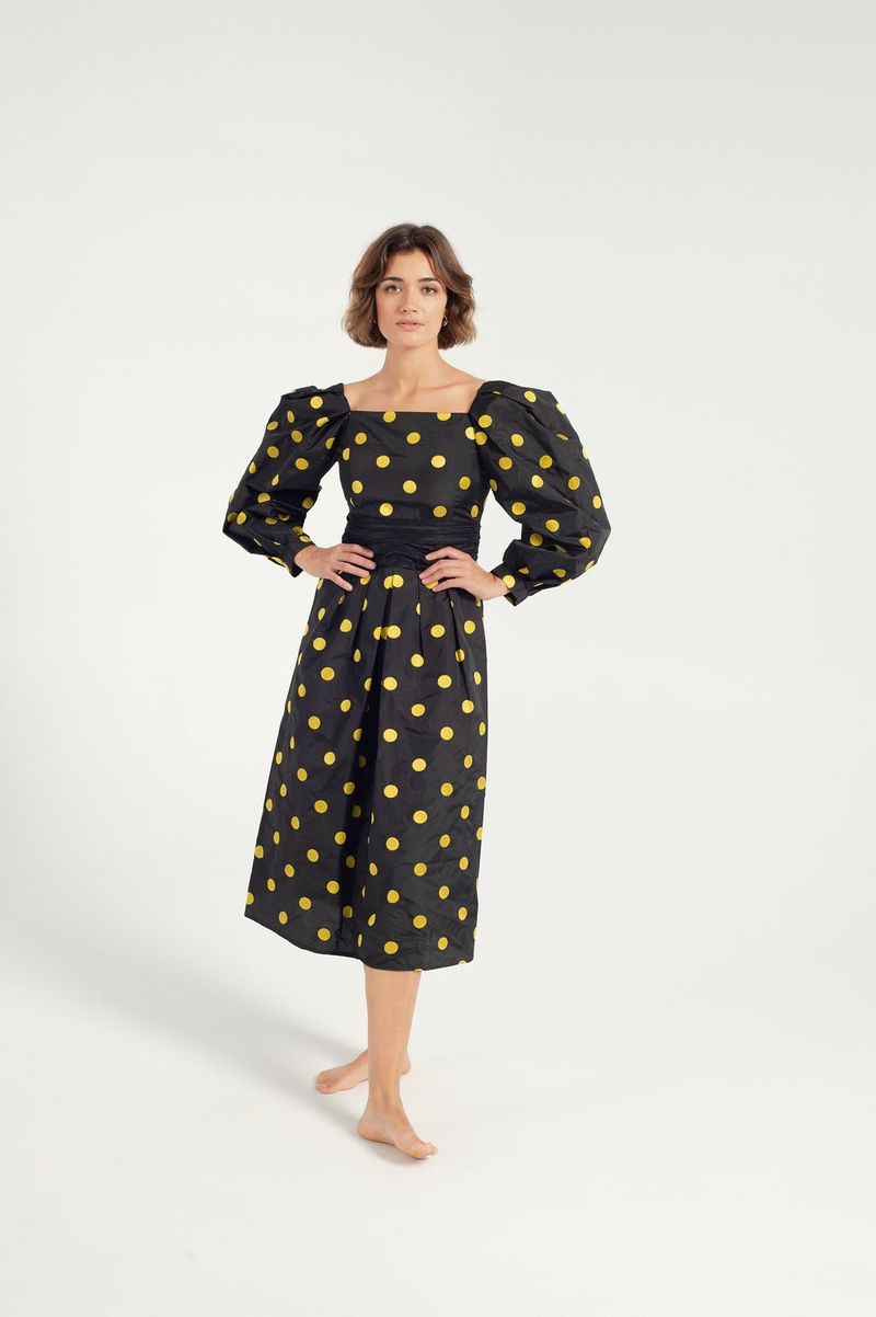 BATSHEVA Bretagne Dress - Aine Taffeta