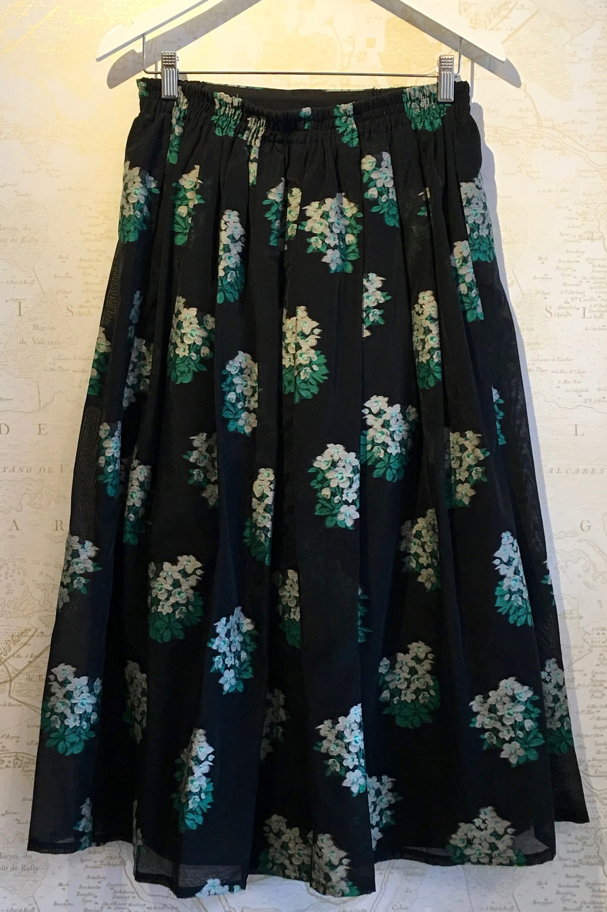 Roseanna Floral Print Pull On Full Skirt - Image 3 of 4