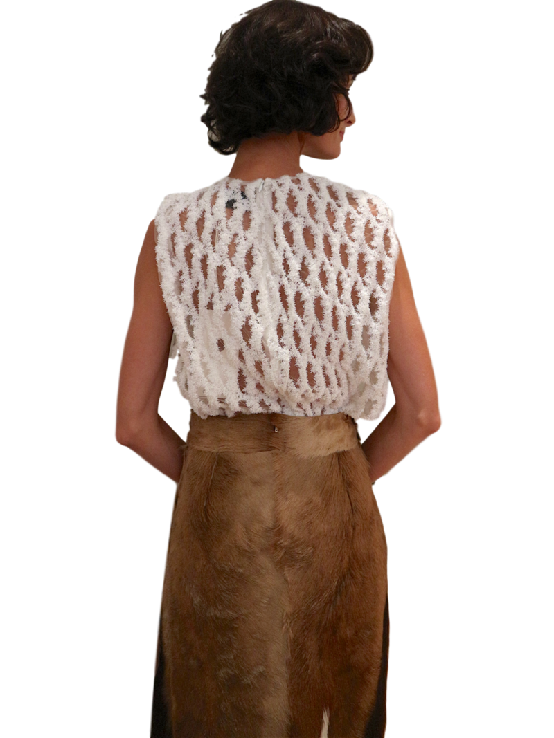 CF. Goldman Tinsel Top - Bright White