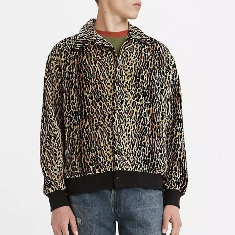 Levi's Vintage Clothing Fleece Jacket - Cheetah All Over