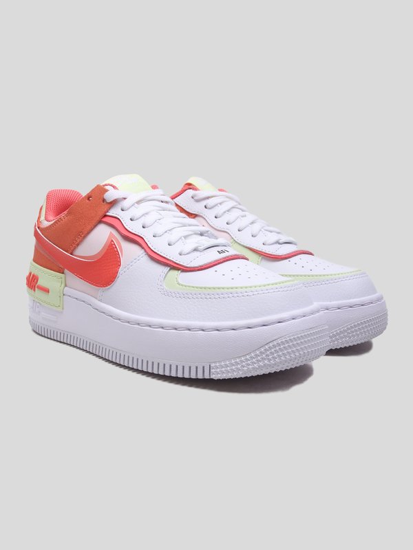 Nike W AF1 Shadow Shoes - White/Ember | Garmentory