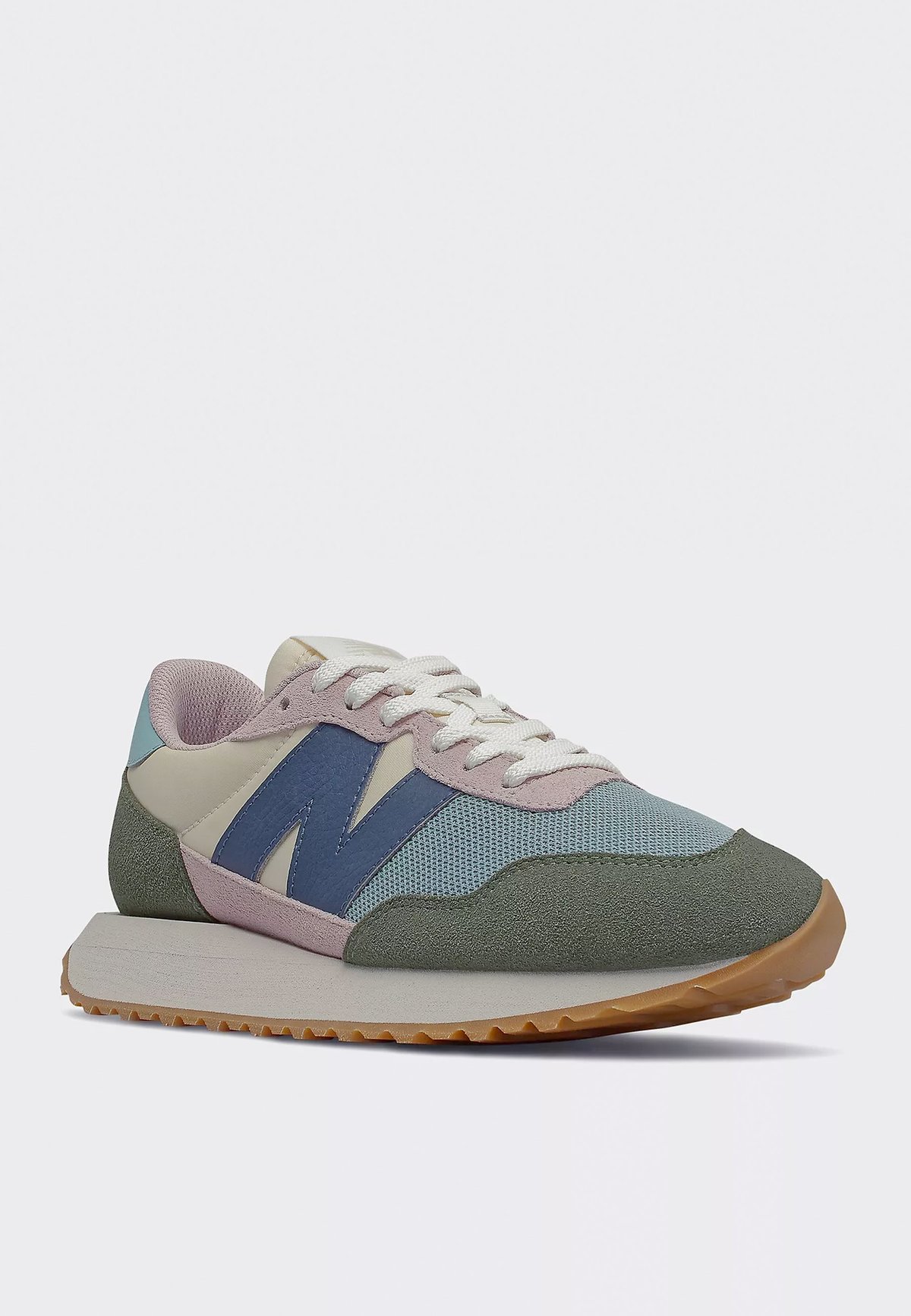 New Balance Womens 237 Patchwork Pack Shoes - norway spruce/storm