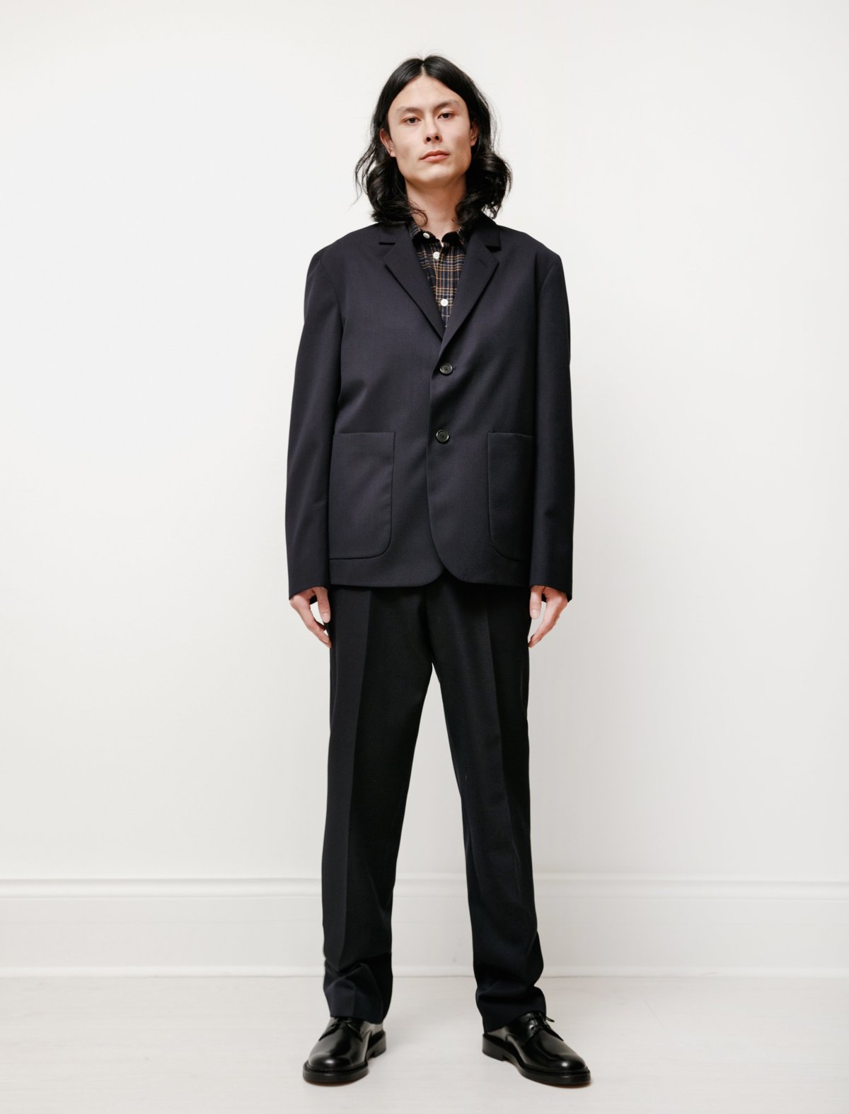 トップス MARGARET HOWELL 2021SS BIG SPOT COTTON Big Pocket Cotton-Linen Swing Shirt – La Garçonne