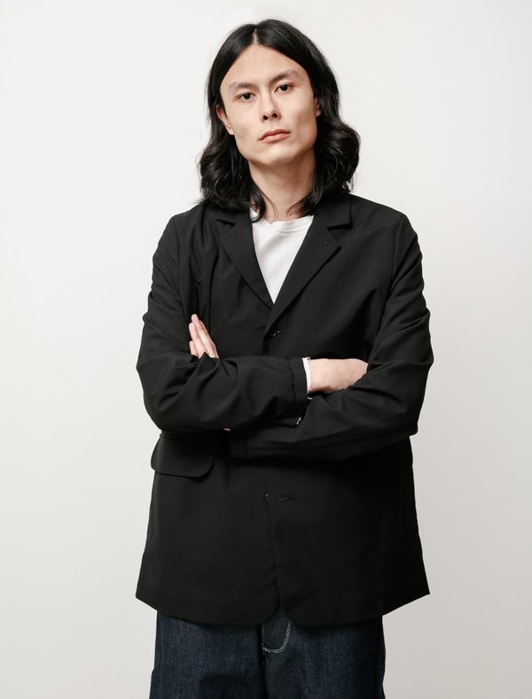 Camiel Fortgens Casual Suit Wool Jacket - Black | Garmentory