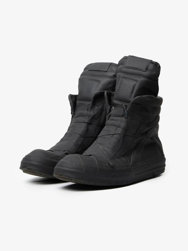 (新品43) rick owens drkshdw boots Rick Owens DRKSHDW Ramones Boots - Size 42 - Black - NEW - Made in